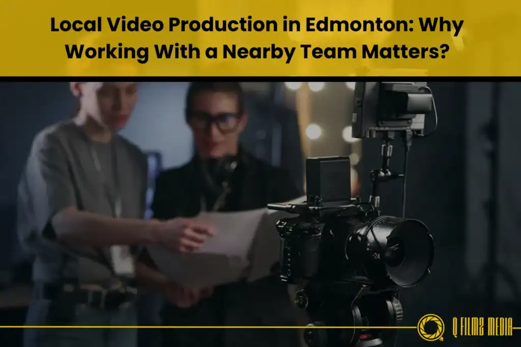 High-quality professional video production in Edmonton showcasing the importance of collaborating with nearby expert teams for successful media content creation.